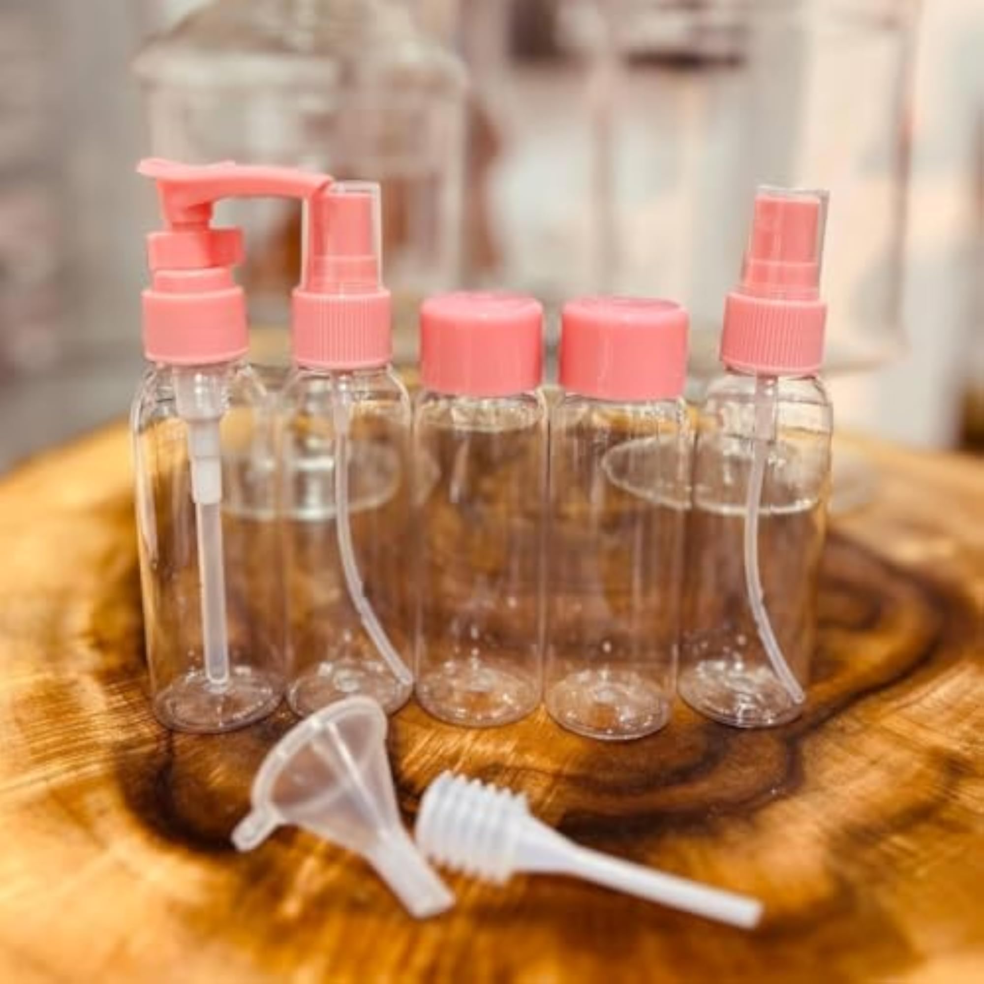 Travel Size Toiletry Bottles Set, 7 Pieces